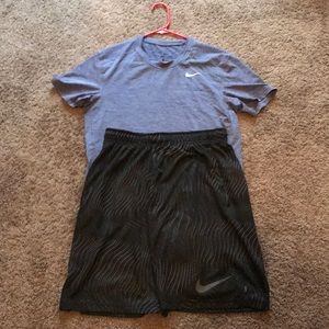 Nike performance Tee and Nike performance shirts